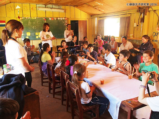 パラグアイSV2016：料理教室の様子